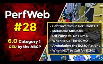 PerfWeb 28 Controversies in Perfusion, Metabolic Alkalosis, Off pump Vs. On pump, and ECMO Topics