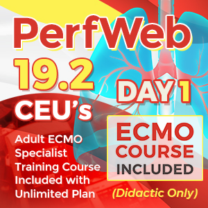 Adult ECMO Training Course 19.2 CEU 1x1 Card Day 1