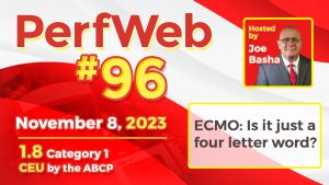 Card for ECMO Webinar discussing its application and results before, during, and after COVID-19